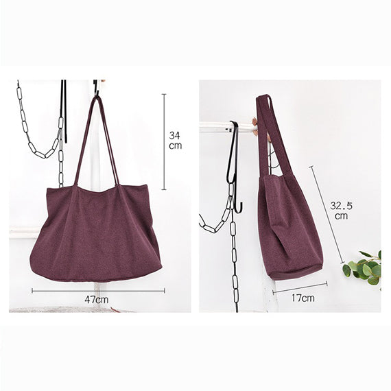 Soft Shoulder Bag Simple Style Women Hand Bag Shoulder Bag