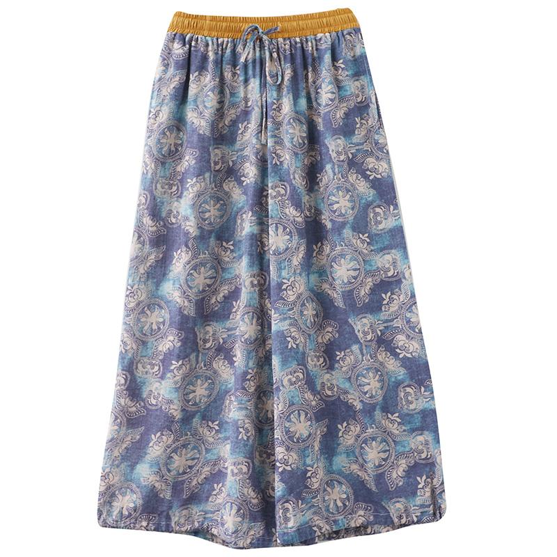 Retro Loose Wide Leg Cotton Linen Pants