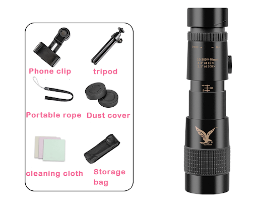 4K Pocket Monocular Phone Telescope