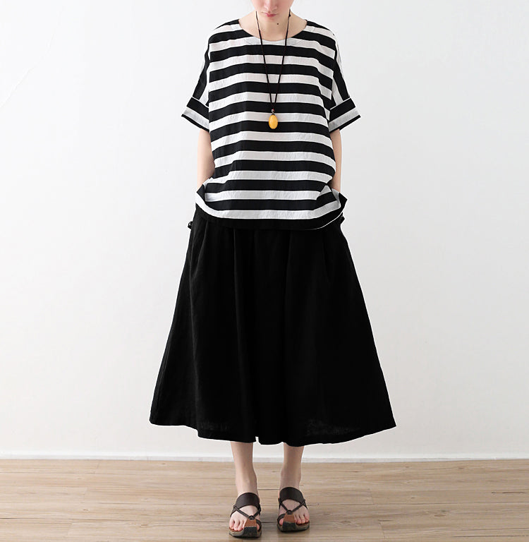 Casual Summer Women Skirts Women Skirts Women Linen Cotton Skirts ATM962315