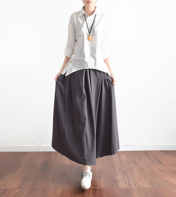 Casual Summer Women Skirts Women Skirts Women Linen Cotton Skirts ATM962321