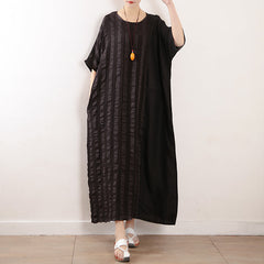 Vintage Style Linen Cotton Women Loose Long Summer Dresses Casual Women Dresses AMT96228