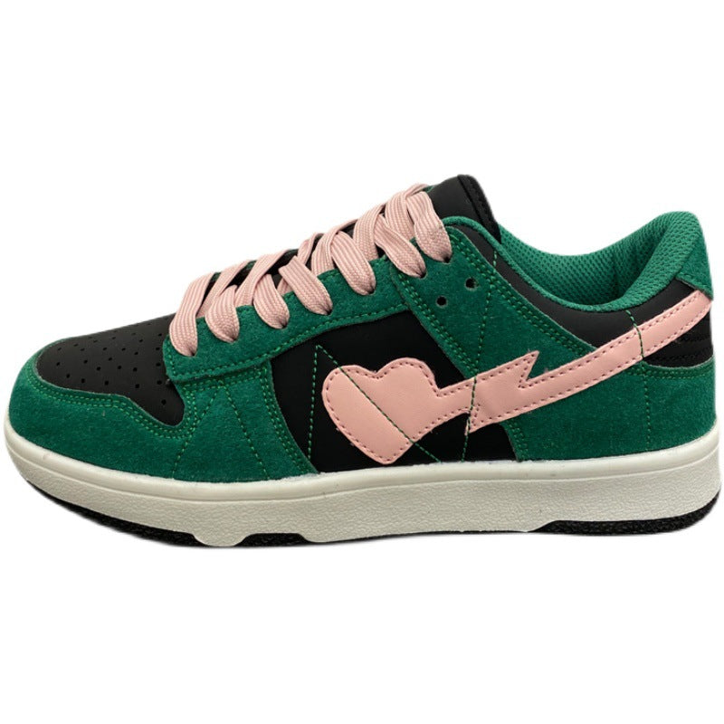 Paar Männer Frauen Preppy Style Sneakers Leichte flache Schuhe