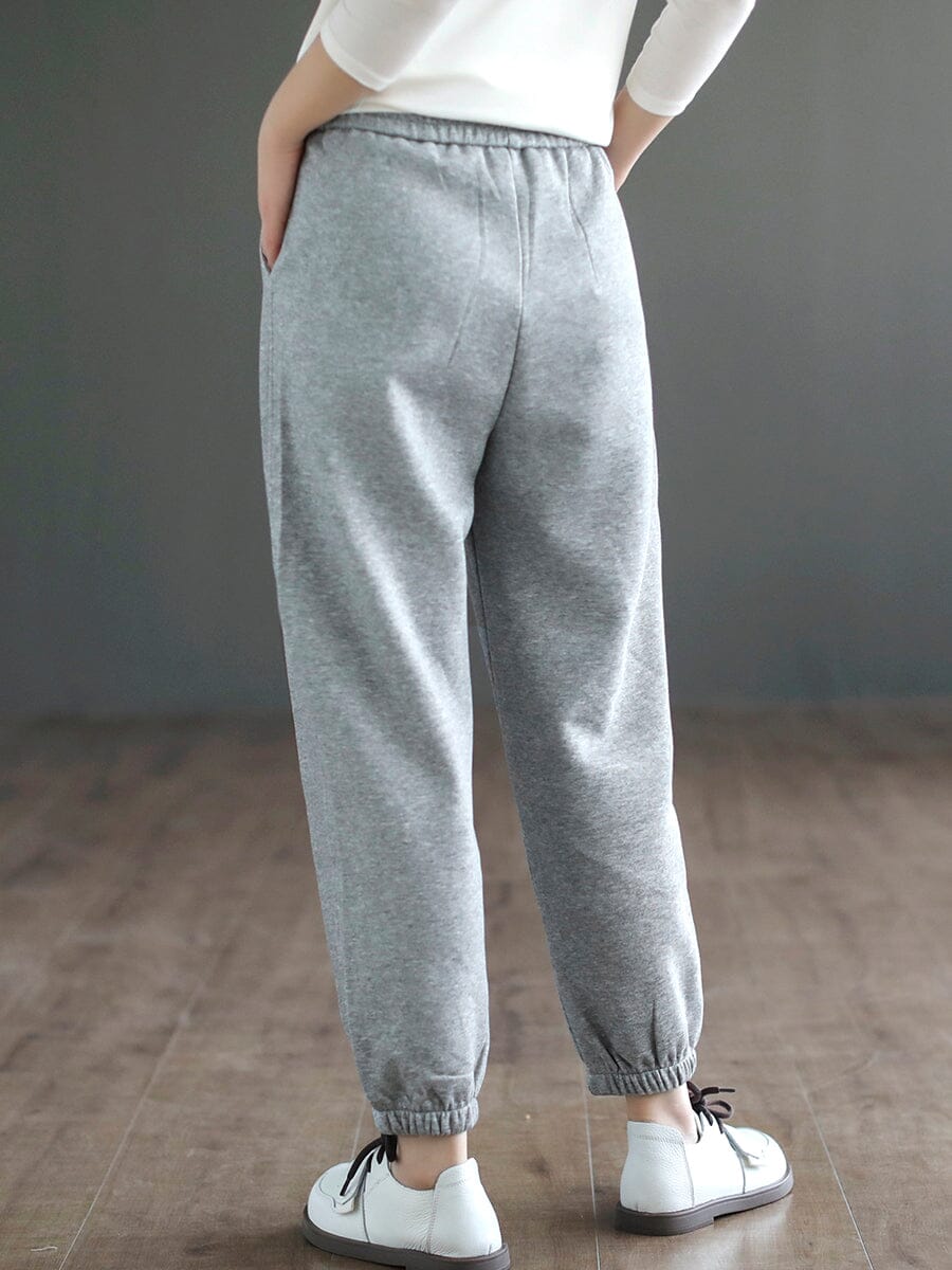 Frühlings-Casual-Fashion-Hose aus fester Baumwolle mit Kintmuster