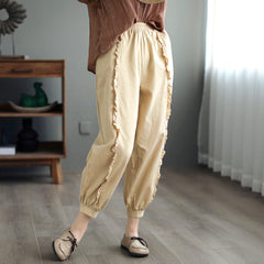 Spring Retro Loose Casual Cotton Linen Pants