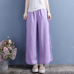 Summer Linen Casual Loose Wide-Leg Pants