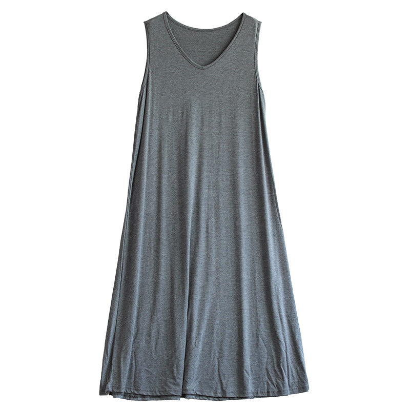 Summer Loose Casual Modal Sleeveless Dress