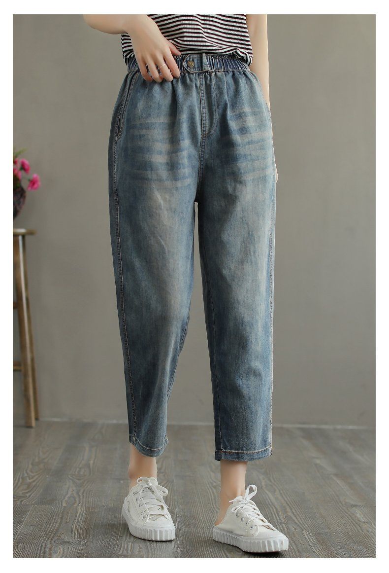 Summer Thin Loose Denim Jeans