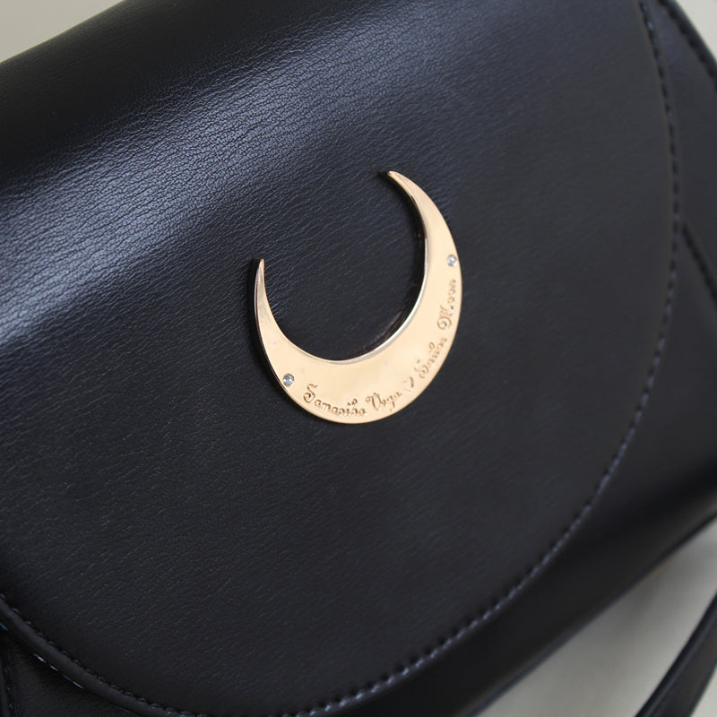 White/Black Sailor Moon Luna/Artemis Shoulder Bag