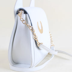 White/Black Sailor Moon Luna/Artemis Shoulder Bag