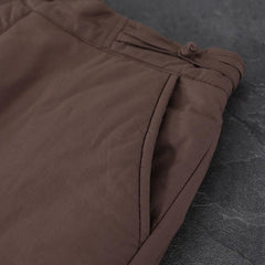 Winter Retro Cotton Linen Padded Wide Leg Pants