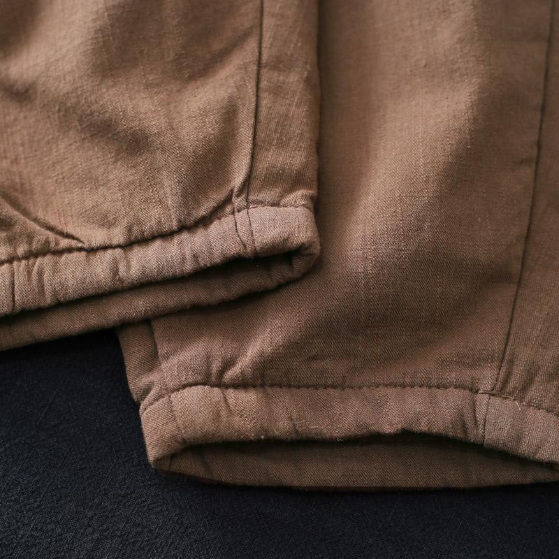 Winter Retro Thick Loose Cotton Padded Casual Pants