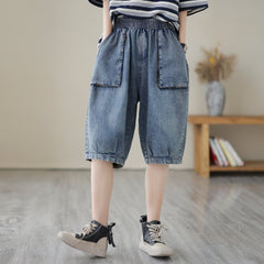 Women Fahion Casual Summer Cotton Denim Shorts