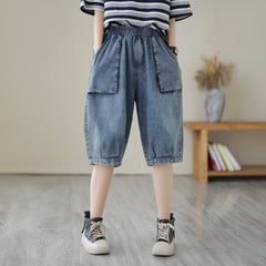 Women Fahion Casual Summer Cotton Denim Shorts