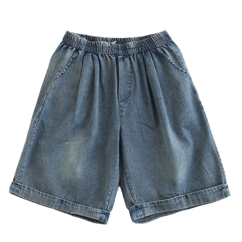 Frauen Sommer lose lässige Denim-Shorts