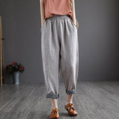 Women Summer Thin Linen Pants