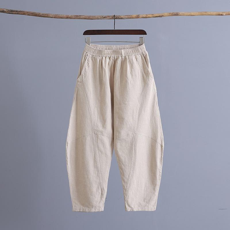 Women's Elastic Waist Loose Casual Pants