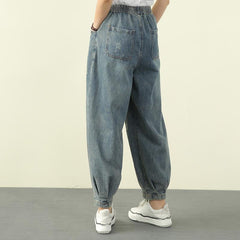 Women's High Waist Retro Casual Pants