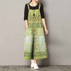 Women's  Wide-leg Printing Loose Casual Jumpsuit